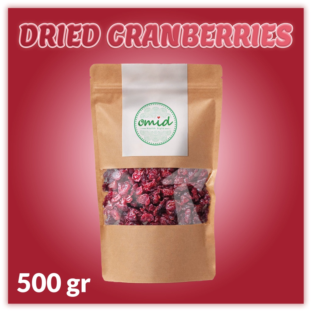 

500 gr - Dried Cranberry | Manisan Buah Cranberry Kering