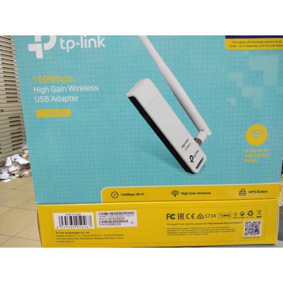 TP-LINK TL-WN 722N 150Mbps Wireless USB Adapter