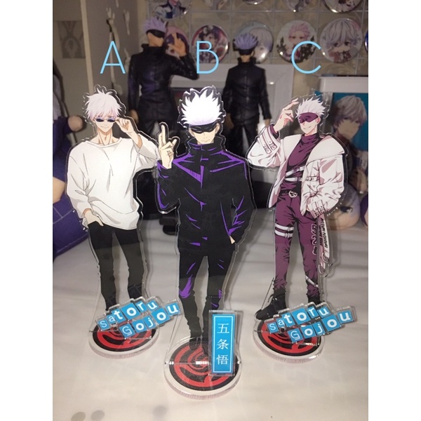 gojo satoru jujutsu kaisen standee akrilik fanmerch