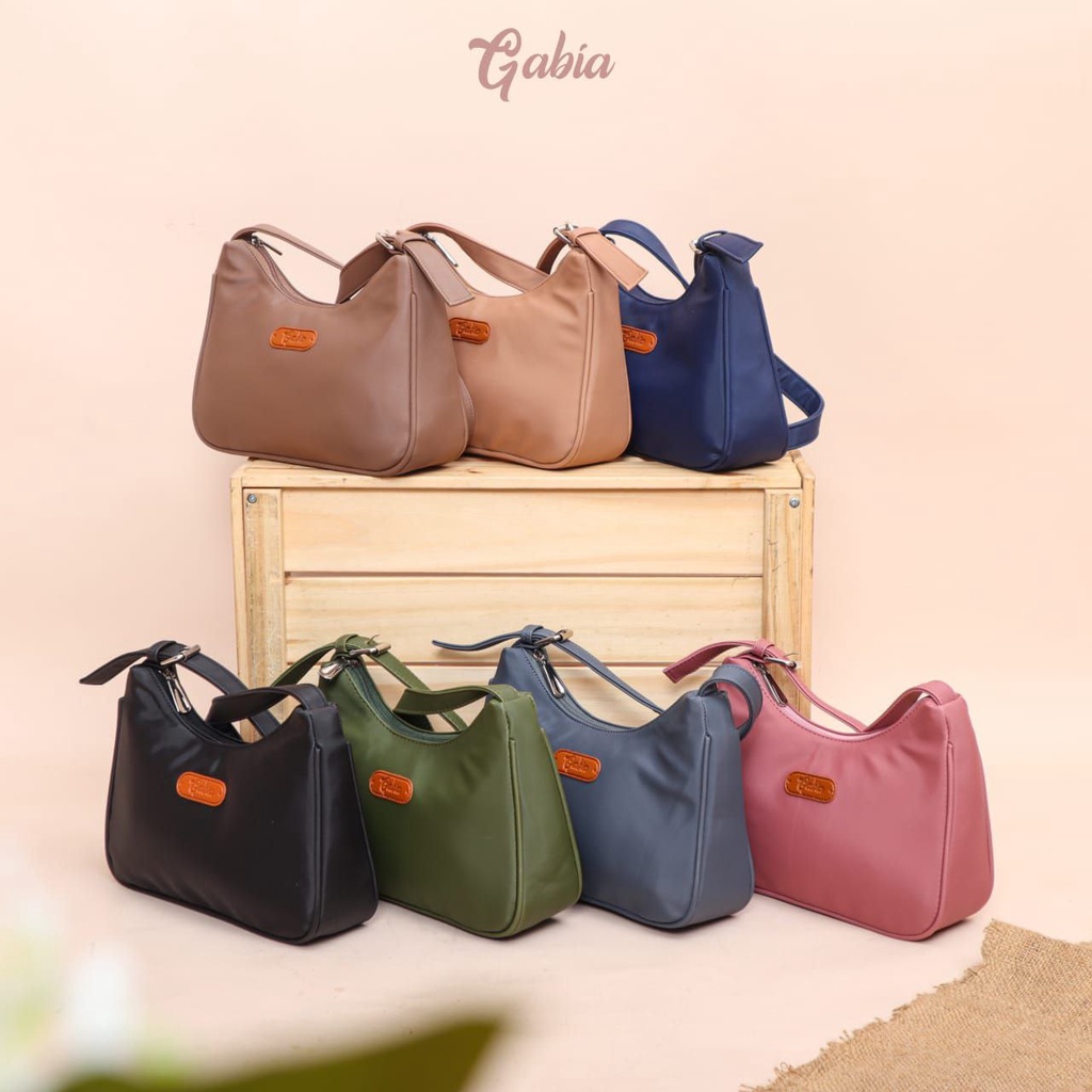 Tas wanita selempang simple unik Kyra bag by Gabia