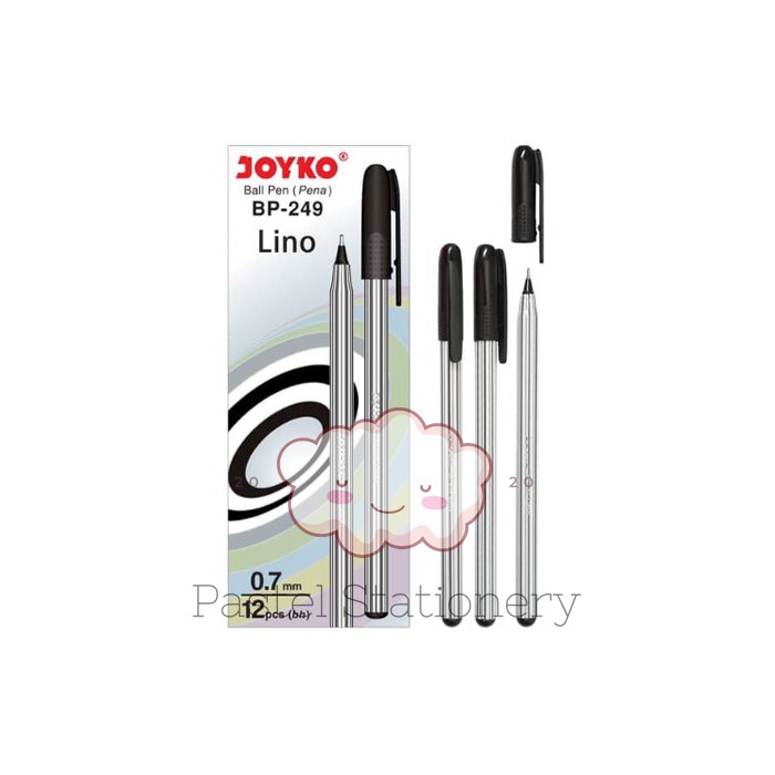 

Pulpen Pena Joyko Lino 0.7mm BP-249 - Bolpen Ball Pen Hitam Joyko