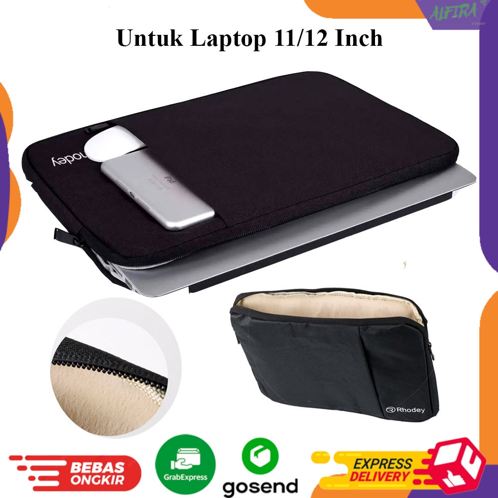 Laptop Sleeve 11/12 inch Sleeve Case for Laptop Rhodey  11/12 Inch Tempat Laptop 11/12 inch