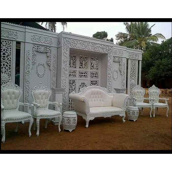 Kursi pelaminan manten set gebyok