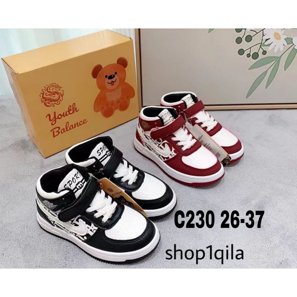 SEPATU SENIKERS ANAK LAKI-LAKI IMPORT YUOTH BALANCE /  C230 SIZE 32-37 / SEPATU SEKOLAH