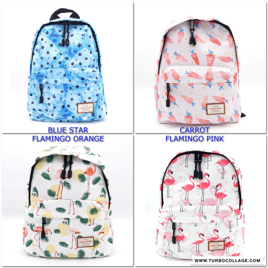 Tas Ransel Laptop Backpack Forever Cultivate Kanvas Bahan Premium