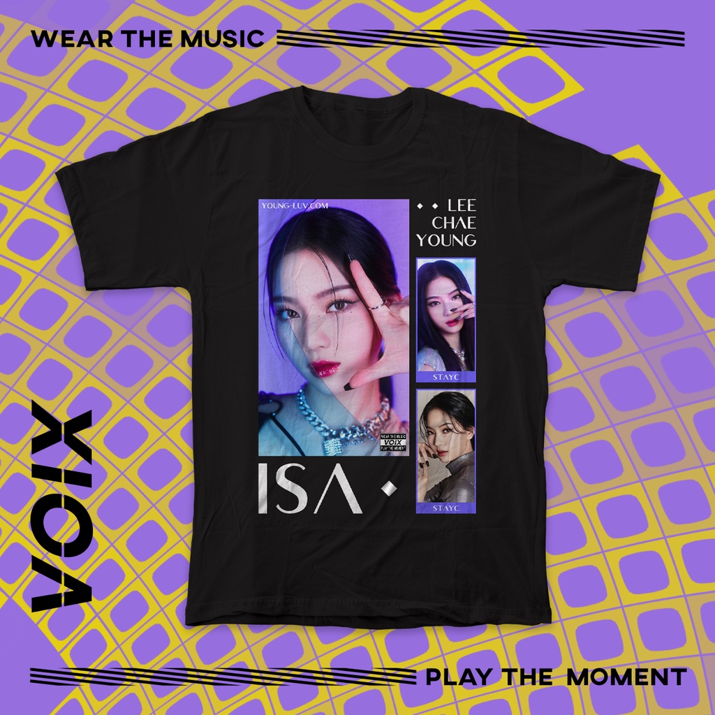 Kaos Kpop STAYC "YOUNG-LUV.COM" Tee - Sumin Sieun Isa Seeun Yoon J