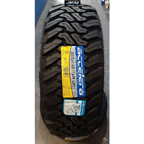 Ban mobil MT ukuran 31 10,5 R15 Accelera M/T01