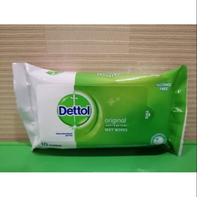 DETTOL Tisu basah WIPES isi 10