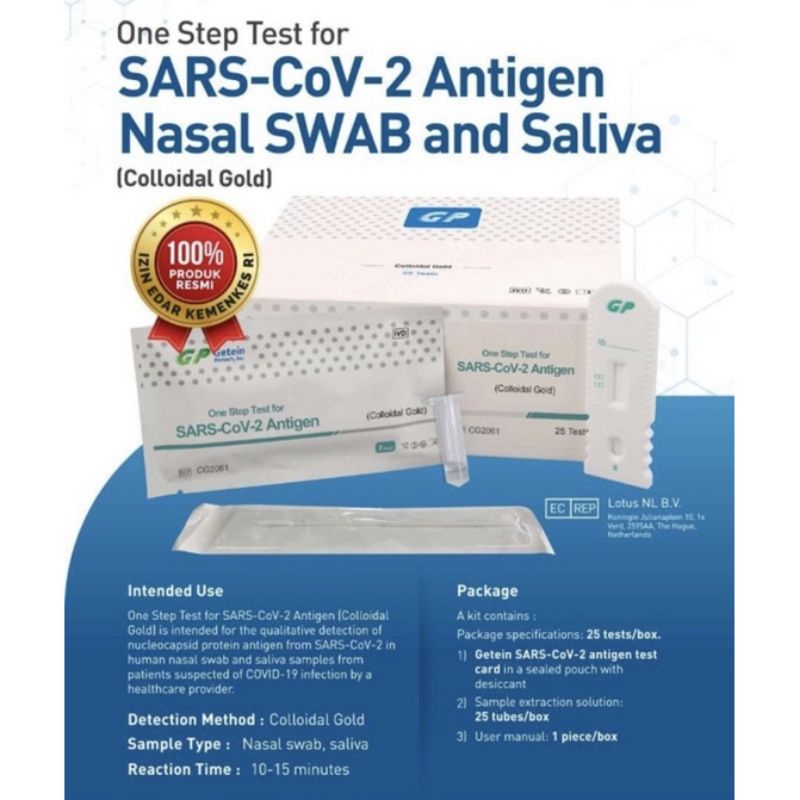 antigen GP 1 dus isi 20 set