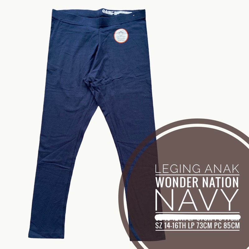 LEGING ANAK WONDER NATION / LEGING ANAK CEWEK WONDER NATION / LEGING ANAK PEREMPUAN WONDER NATION