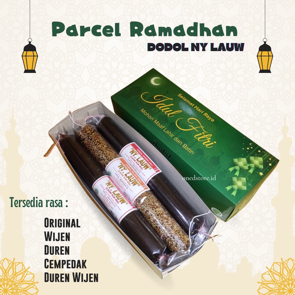 

Hampers Ramadhan Dodol Ny Lauw Halal - isi 4pcs - 250gr