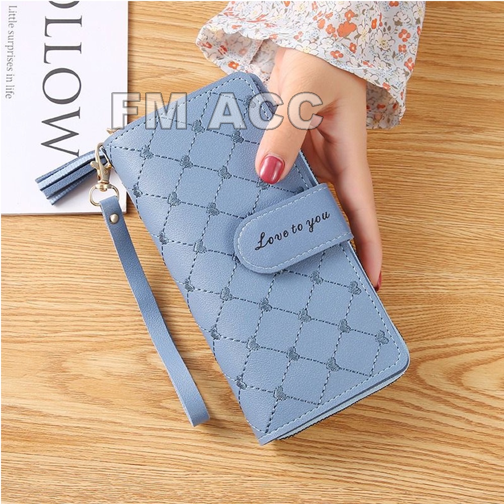 Dompet Wanita Lipat Panjang Dompet Wanita Korea Style Import Real Pict Harga Grosir