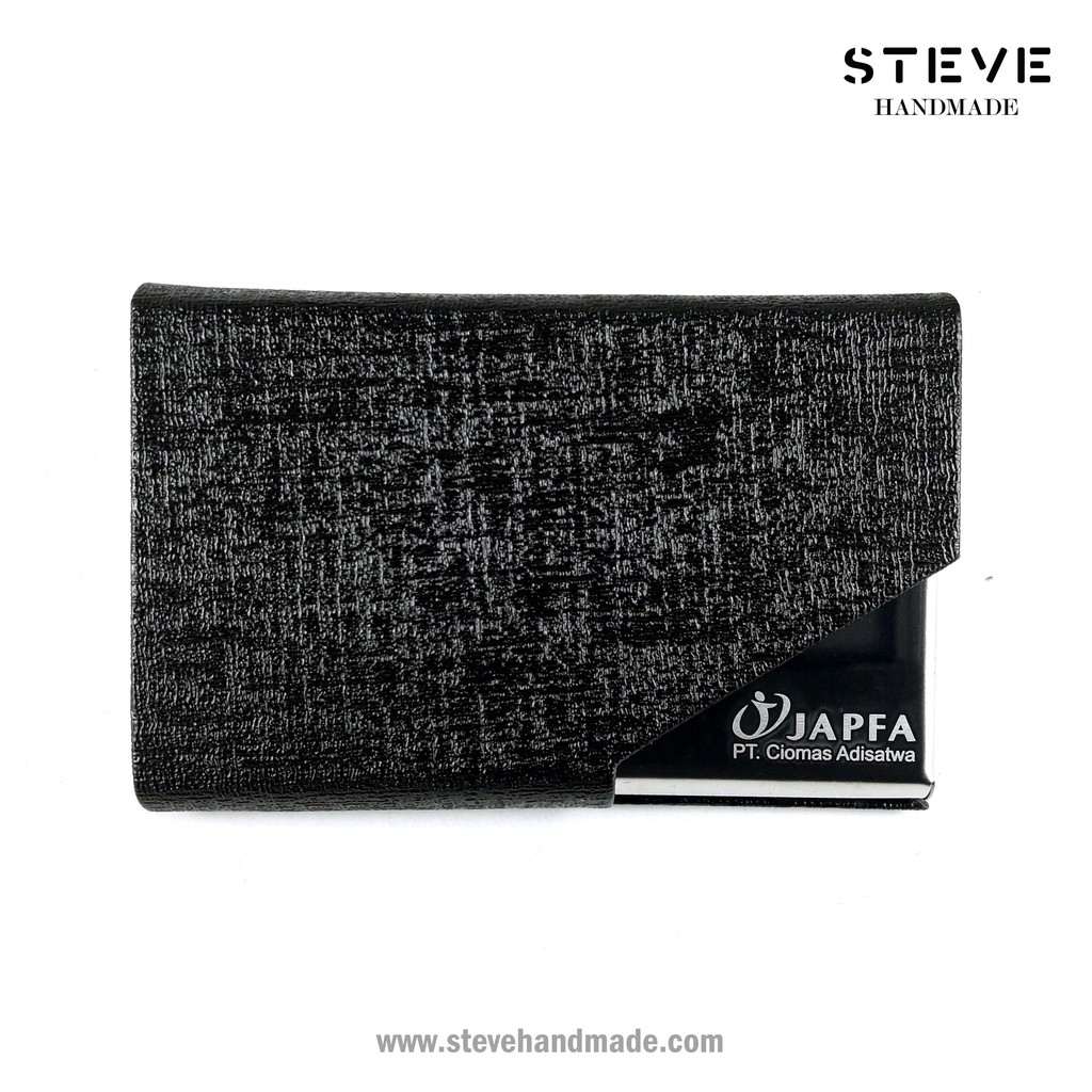 Tempat Kartu Nama Name Card Holder Dompet Kartu Kredit Credit Card Wallet CH0016 Custom Blue