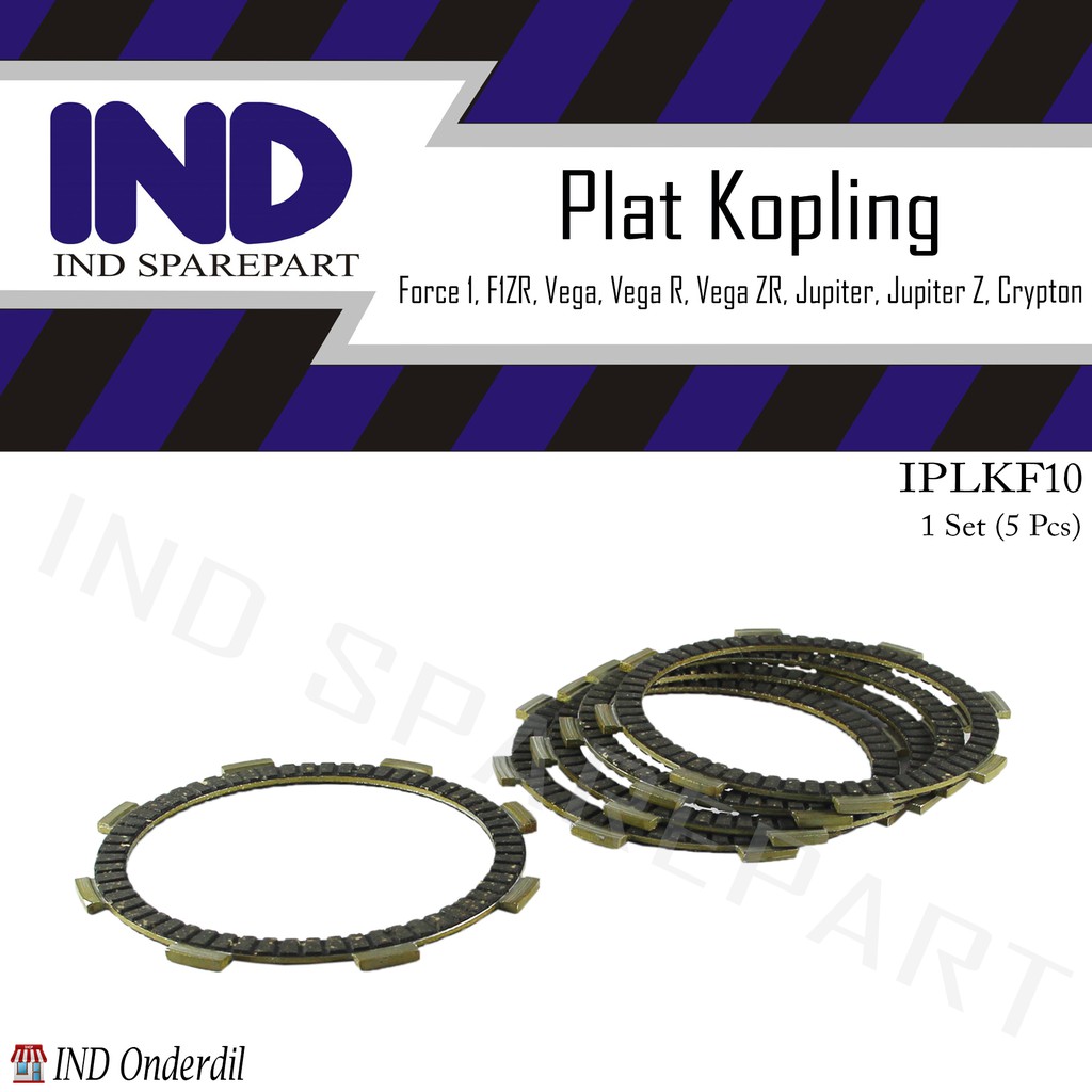 Kampas/Kanvas Plat Kopling Jupiter &amp; Vega/Force 1/F1 &amp; F1ZR/F1 ZR/Crypton/Vega R/Vega ZR/Jupiter Z
