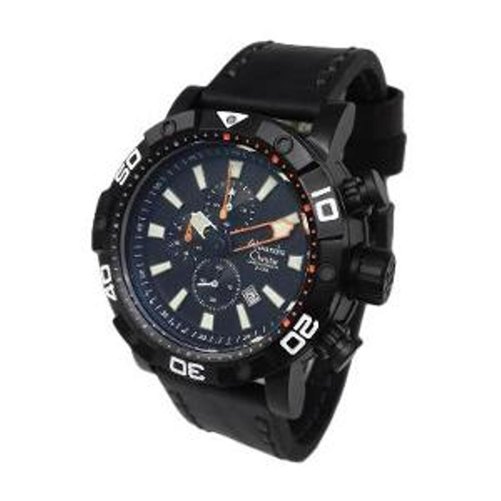 Jam Tangan Alexandre Christie Pria Ac 6413 Full Black Original Special Edition Diver Water Resista