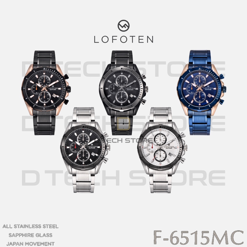 Jam Tangan LOFOTEN F-6515MC Stainless Steel/F-6515MC Original 100%