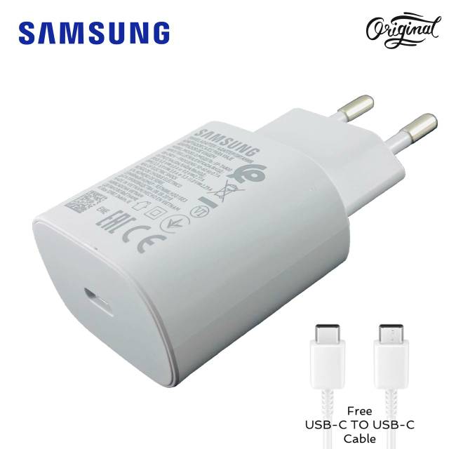 Adaptor Batok Charger USB Tipe C Samsung Note 10+ Plus S20 S21Fast Charging Original OEM