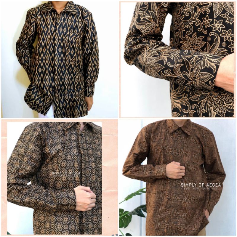 Kemeja Batik Pekalongan | kemeja lengan panjang