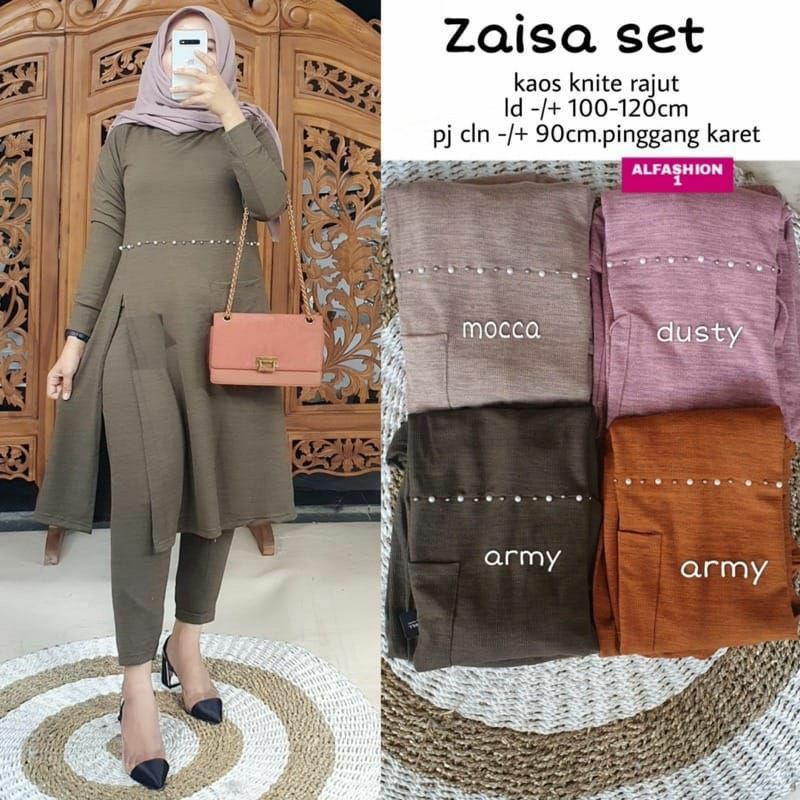 MC- etelan Wanita Terbaru Zaisa Set / Zaira Set by Mumu Fashion Hijab Solo