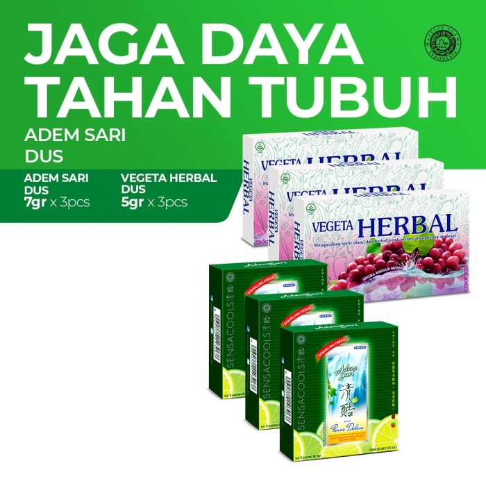 

VEGETA HERBAL DUS 3X6'S & ADEM SARI DUS 3X5'S