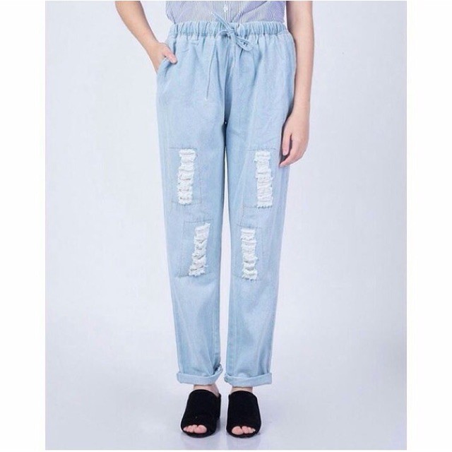 CELANA DIFA BAGGY RIPPED / BAGGY SOBEK / WONDER RIPPED XL SOBEK TIDAK TEMBUS / BEGI SOBEK FURIN
