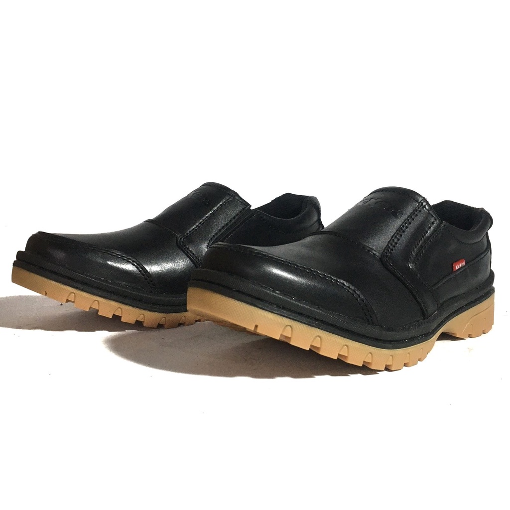 Kickers Sepatu Casual Kasual Pria Bahan Kulit Asli Full 100% Model Gaul Elegan Harga Murah Kode F.8