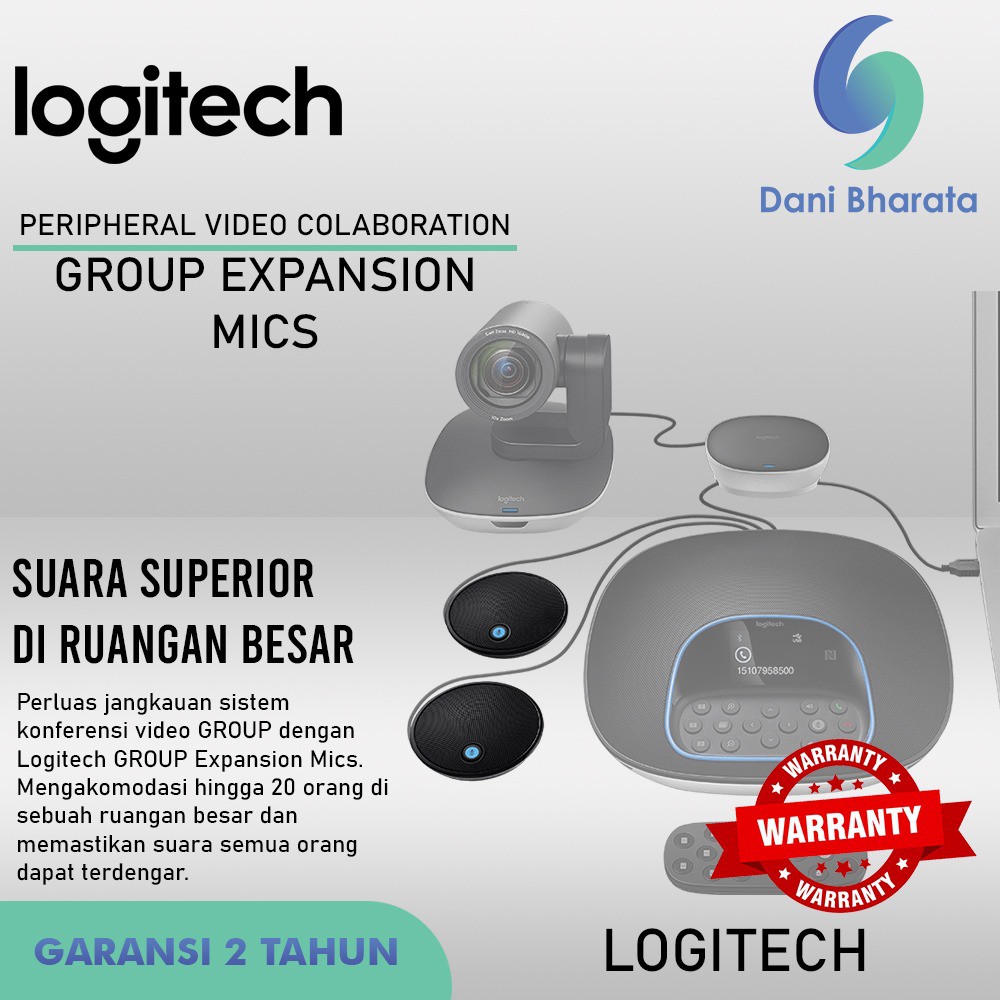Logitech GROUP Expansion Microphone - Logitech GROUP MIC Expansion
