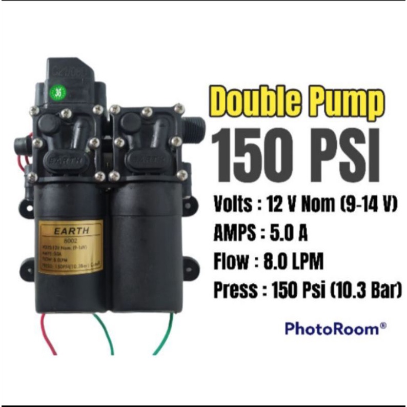 dinamo sprayer dobel pump / mesin sprayer Elektrik 150 psi / dinamo cuci motor