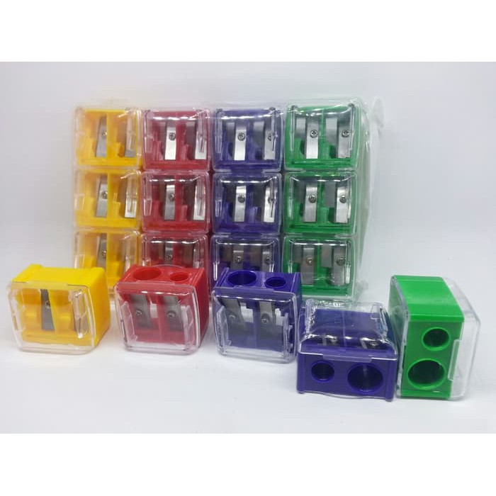 SERUTAN KISS PROOF 2 IN 1 OZERA 100% ORIGINAL PENCIL SHARPENER