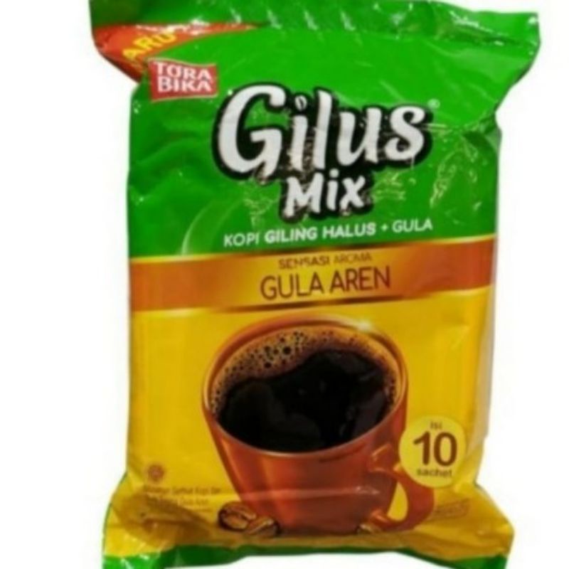 

gilus mix gula aren 10 sachet x 23g