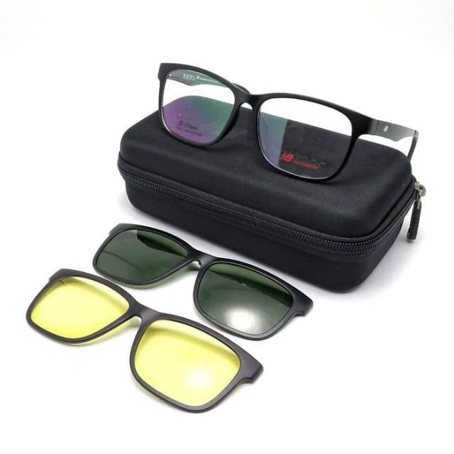 Kacamata clip fashion pria wanita gaul sport casual kacamata anak muda