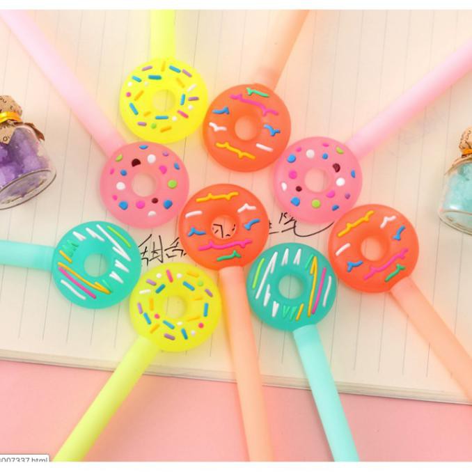 

PULPEN MOTIF donat, PEN GEL MOTIF dounat LUCU UNIK ZAKKA KOREA LUCU