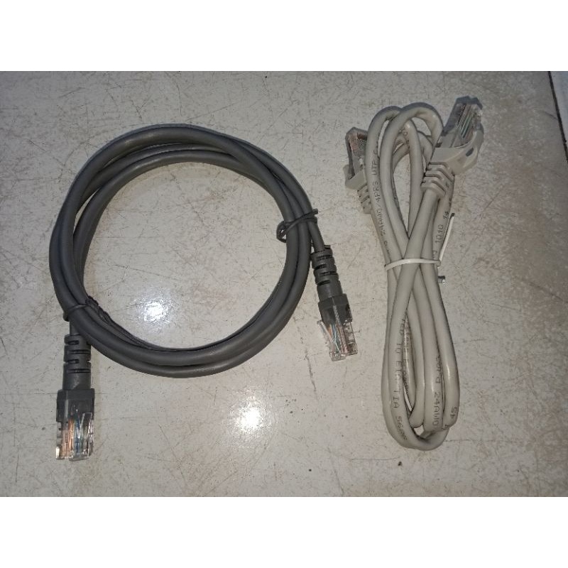 Kabel LAN RJ45 Cat5 1,5m pabrikan/ LAN murah