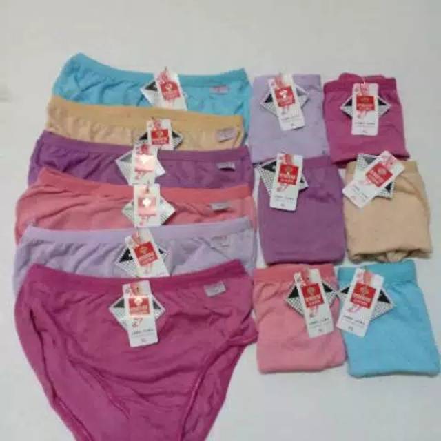 Celana dalam wanita  esse dan vaja isi 6pcs