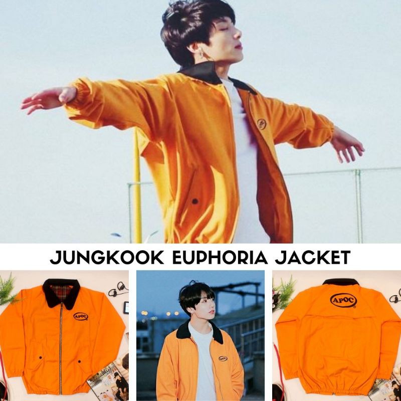 Jaket Korea Kpop Bts Bangtan Sonyeondan Jeon Jungkook Euphoria Apoc