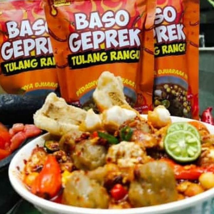 

Super Promo CZGSZ Baso geprek tulang rangu baso aci geprek soun seblak geprek original produk sami raos 64 Ready