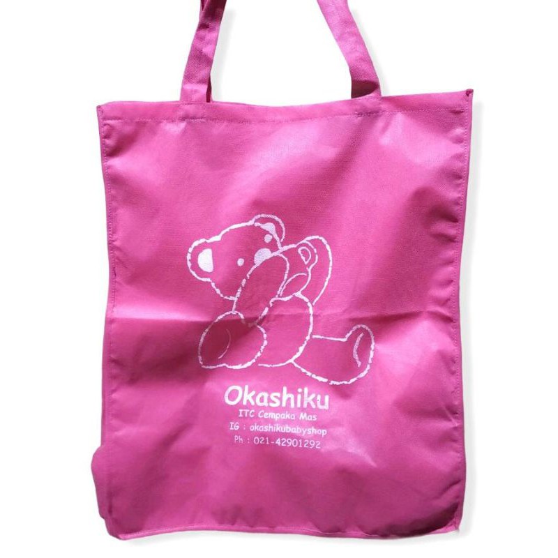 TAS KAIN PAPER BAG LOGO OKASHIKU