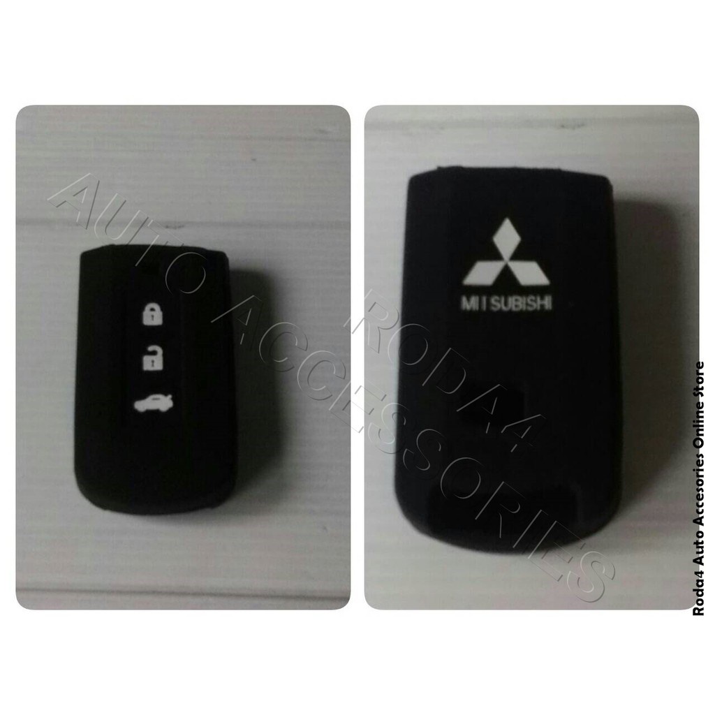 Cover Remote / Kunci Silicone / Karet Pajero Sport 2016 Black