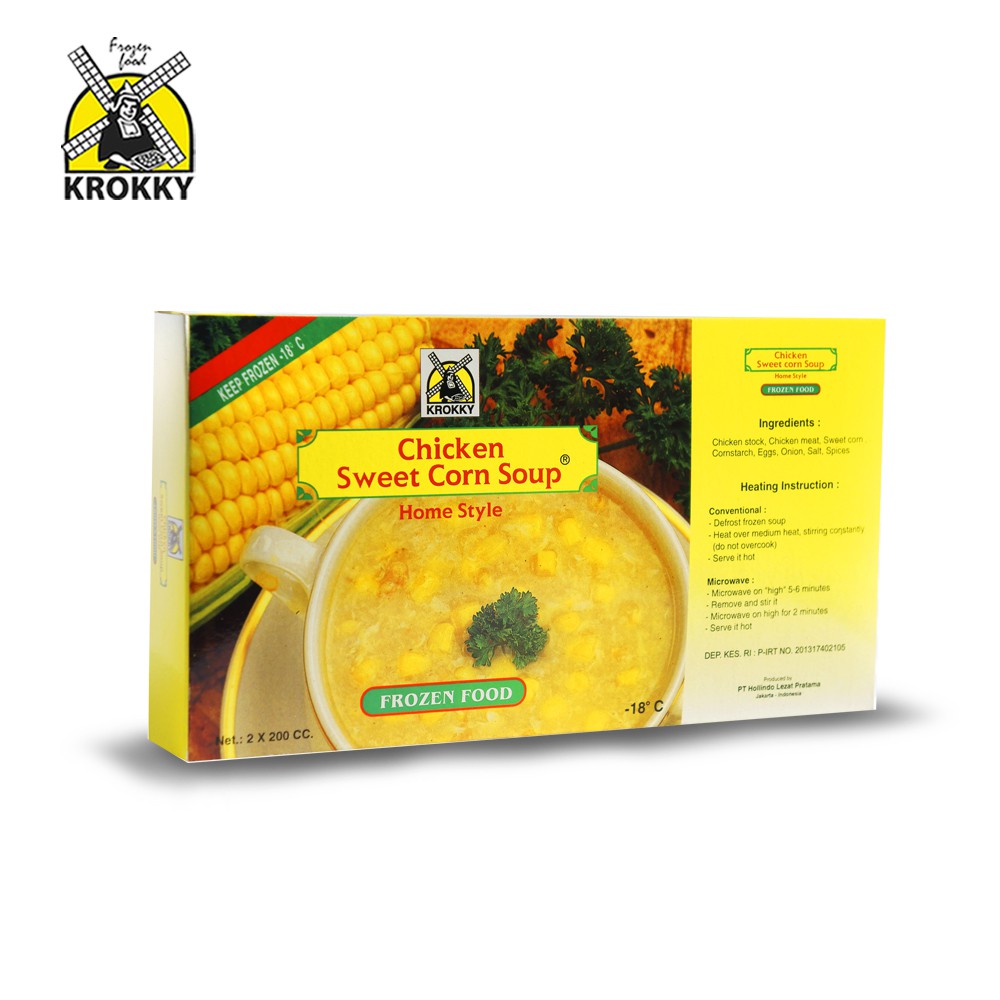 

Krokky Frozen Soup-Sup Jagung Manis Ayam (2x200cc)