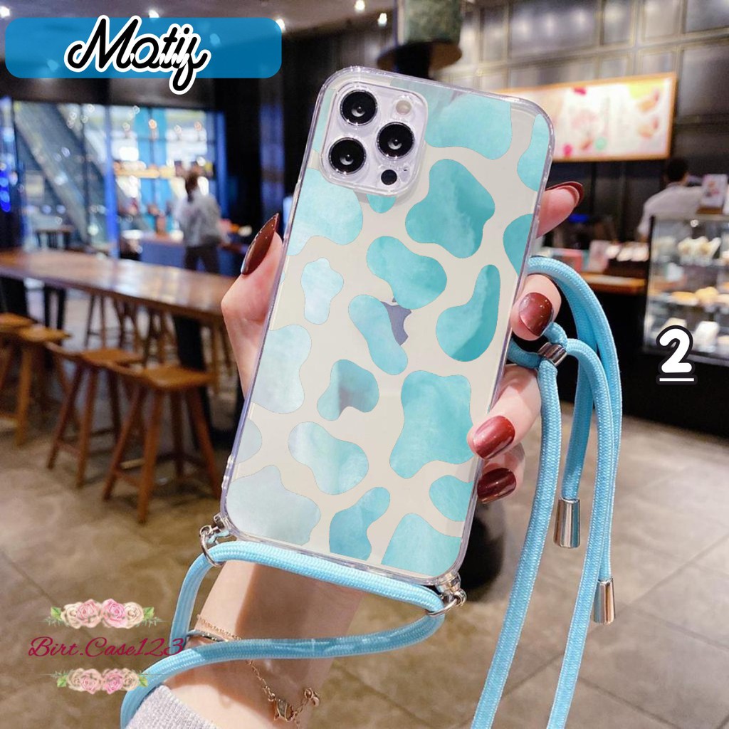 Softcase Slingcase Lanyard Bening MOTIF Samsung J8 A6+ A01 M01 A2 Core A10s M01s A10 M10 BC4320