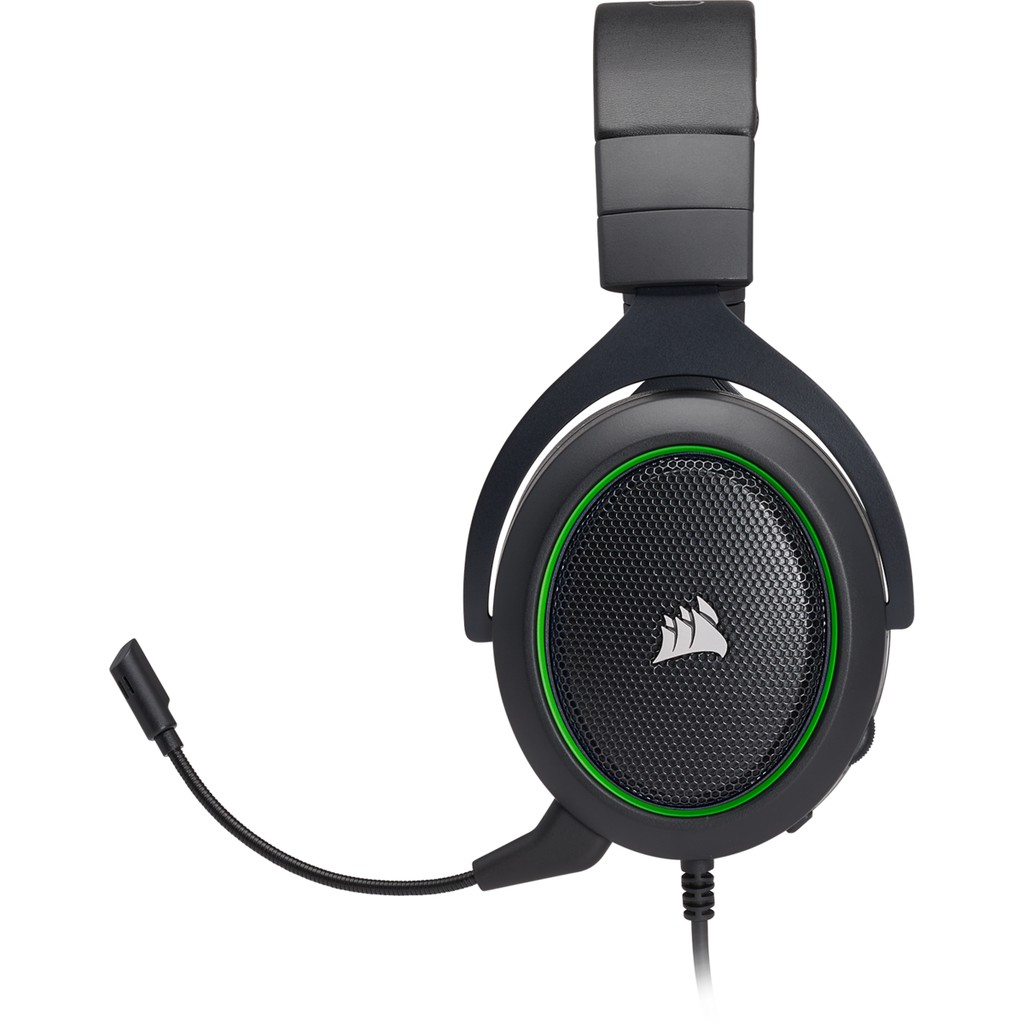 Corsair HS50 Pro Stereo Black Green - Gaming Headset