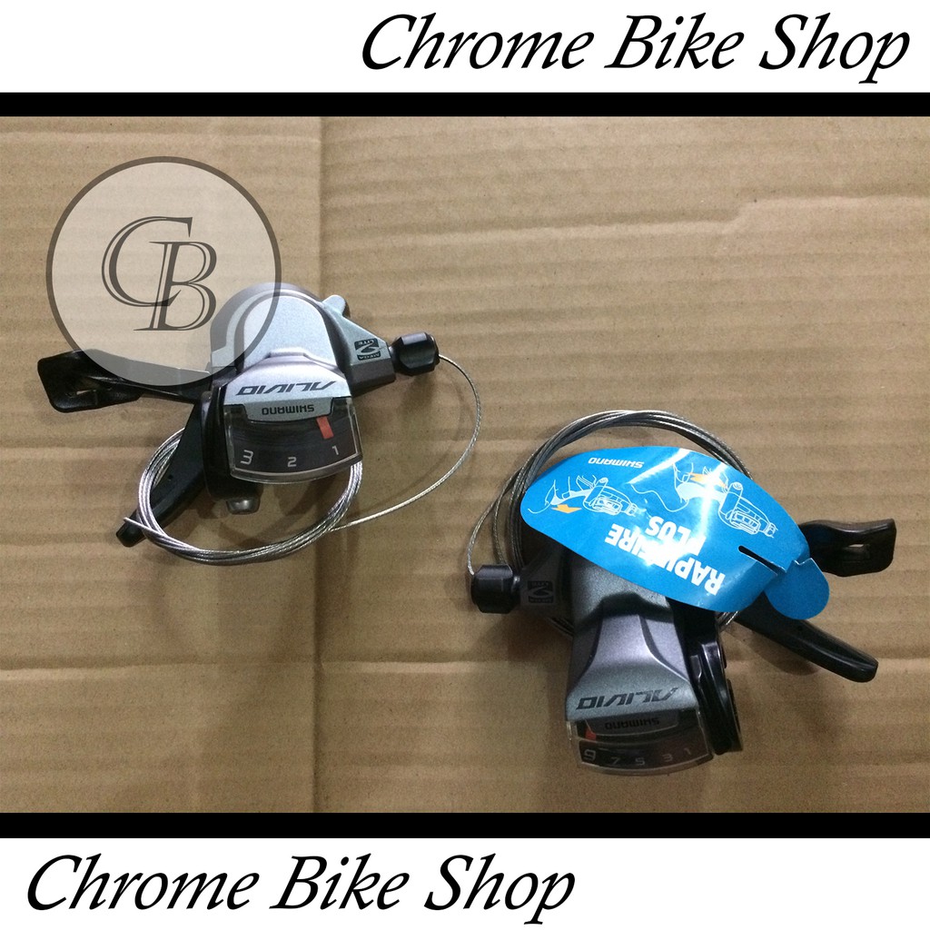 Shifter 9 Speed Sepeda Shimano Alivio M4000 Murah Ori Original