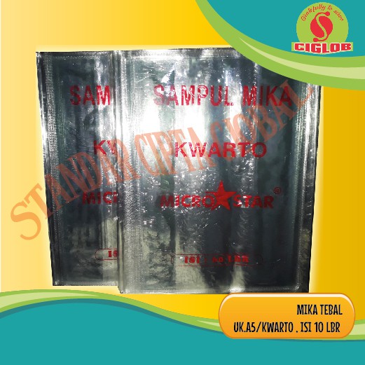 

Sampul buku plastik mika tebal ukuran kwarto quarto kuarto