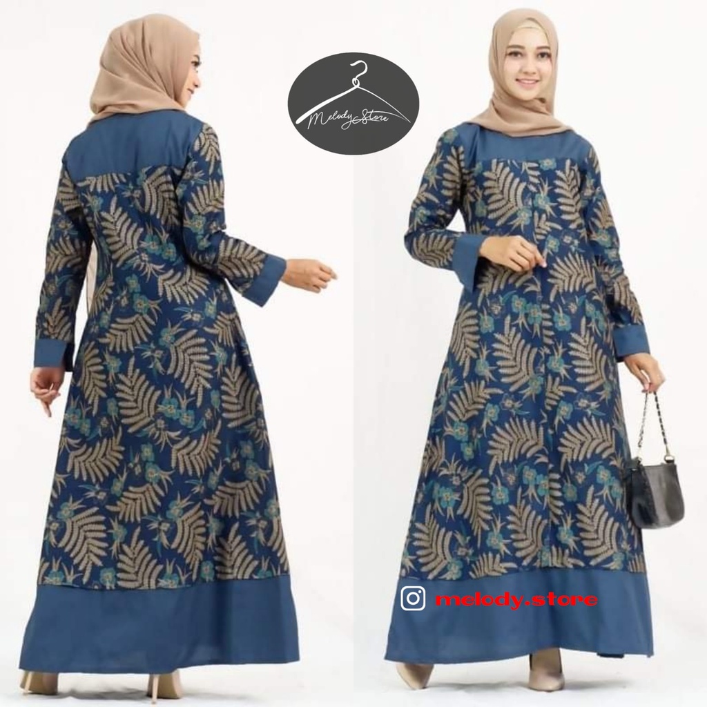 Baju Gamis Batik Wanita Athira