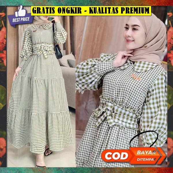 Baju Muslimah Lebaran Jumbo Pakaian Perempuan Muslim Dewasa Remaja Syari Gmis Sarii Games Kekinian D