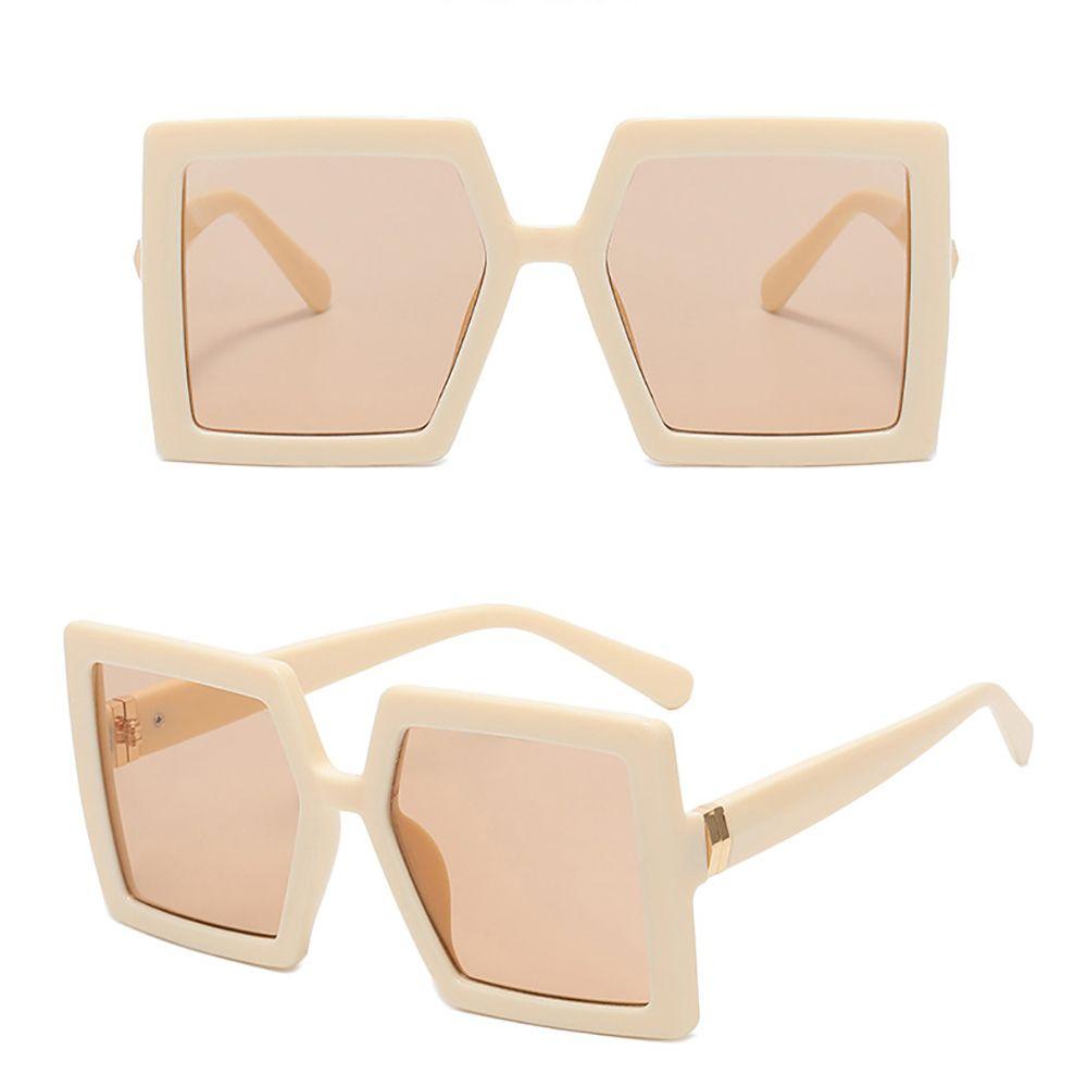 [Elegan] Square Sunglasses Kacamata Anti Radiasi Kaca Mata Anti Radiasi Untuk Wanita Frame Besar Perlindungan Kacamata Korea Anti Radiasi Kaca Kacamata Wanita Kacamata