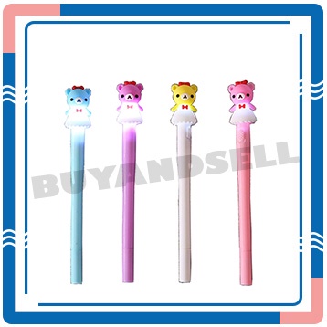 

BUYANDSELL(COD) Pena Bear LED Lucu LED Unicorn Pen Murah Produk Import U09