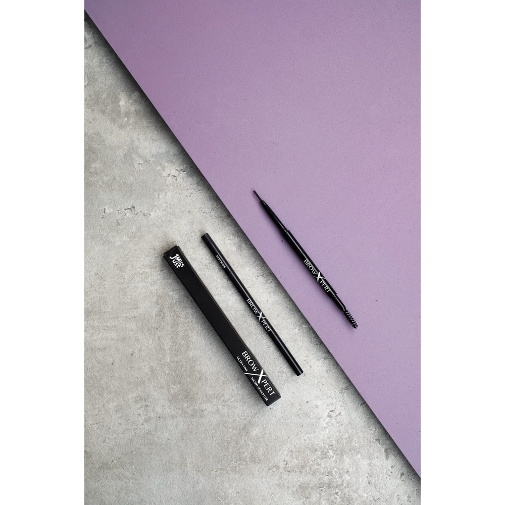 JUST MISS [BX] BROWXPERT Pensil Alis Putar Dengan Sikat Alis Ultra Fine Micro Sculptor BROWEXPERT