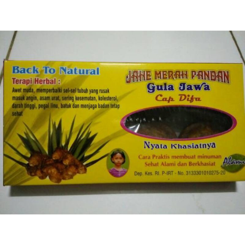 

[TERLARIS]GULA JAWA EXTRAK JAHE MERAH PANDAN 100% ORIGINAL KHAS JAWA TENGAH | GULA JAHE CAP DIFA