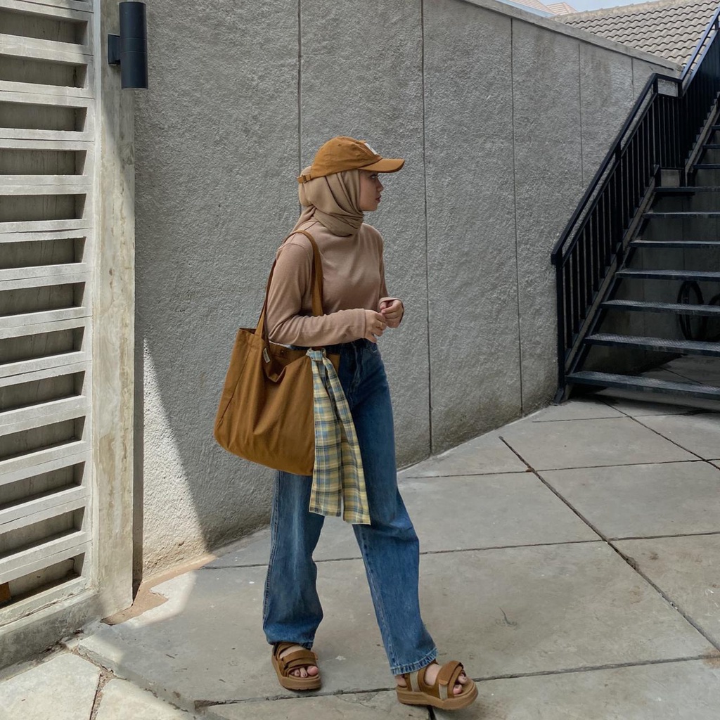 BASIC TOTEBAG TANGERINE — LOOKMYBAG.ID